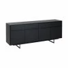 Ebuy24 Tokyo Sideboard 4 - Tokyo Sideboard 4 Schubladen, 4 Türen schwarz.