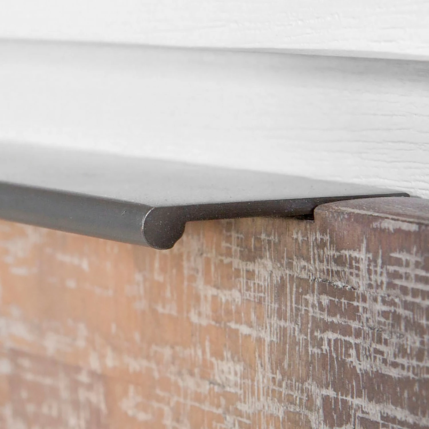 Maison Belfort Sideboard Doral - Akazie teilmassiv - Braun / Weiß – Bild 3