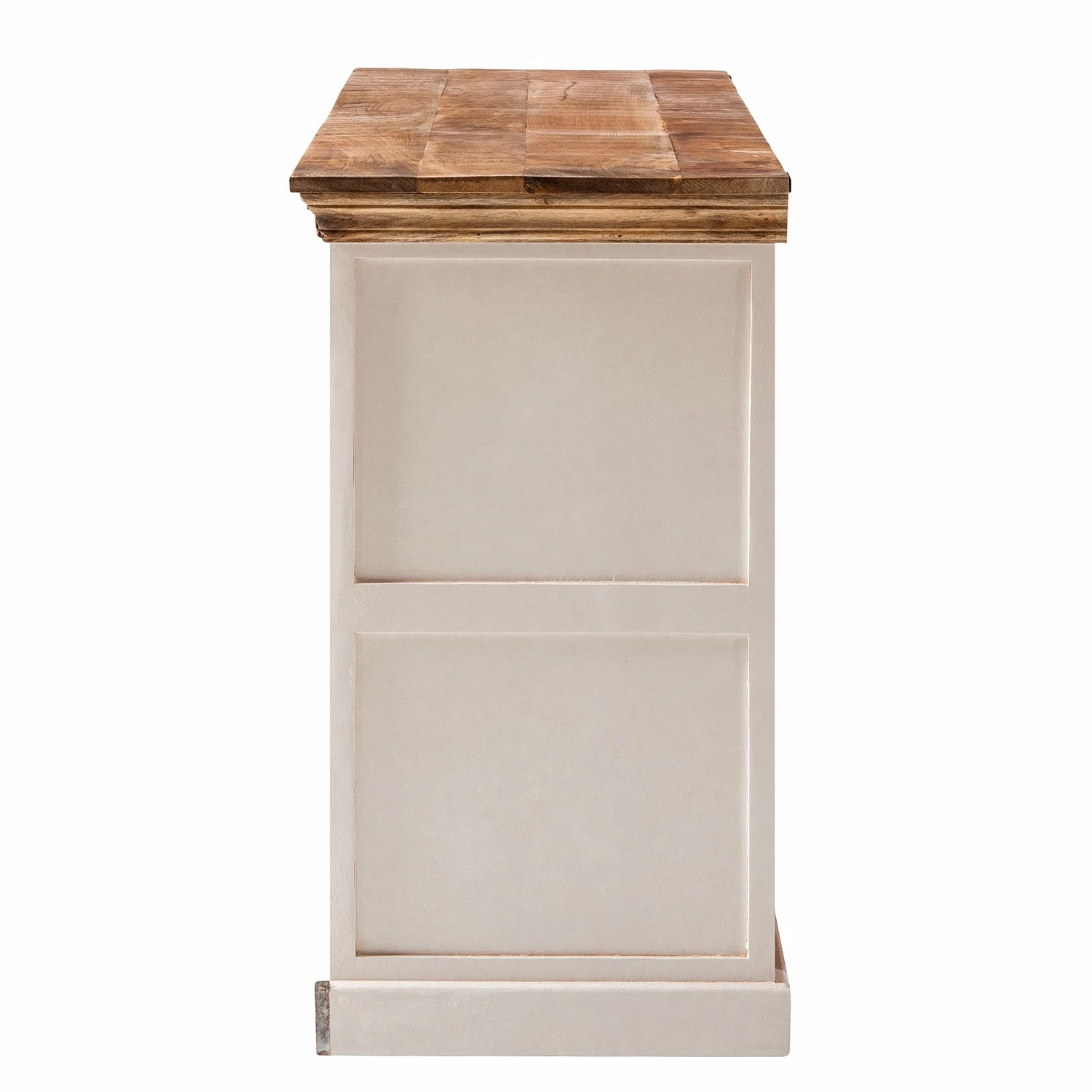 Maison Belfort Sideboard Newhaven - Mango teilmassiv - Mango / Weiß – Bild 6