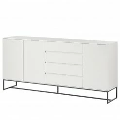 Fredriks Sideboard Zaddy I - Weiß / Schwarz