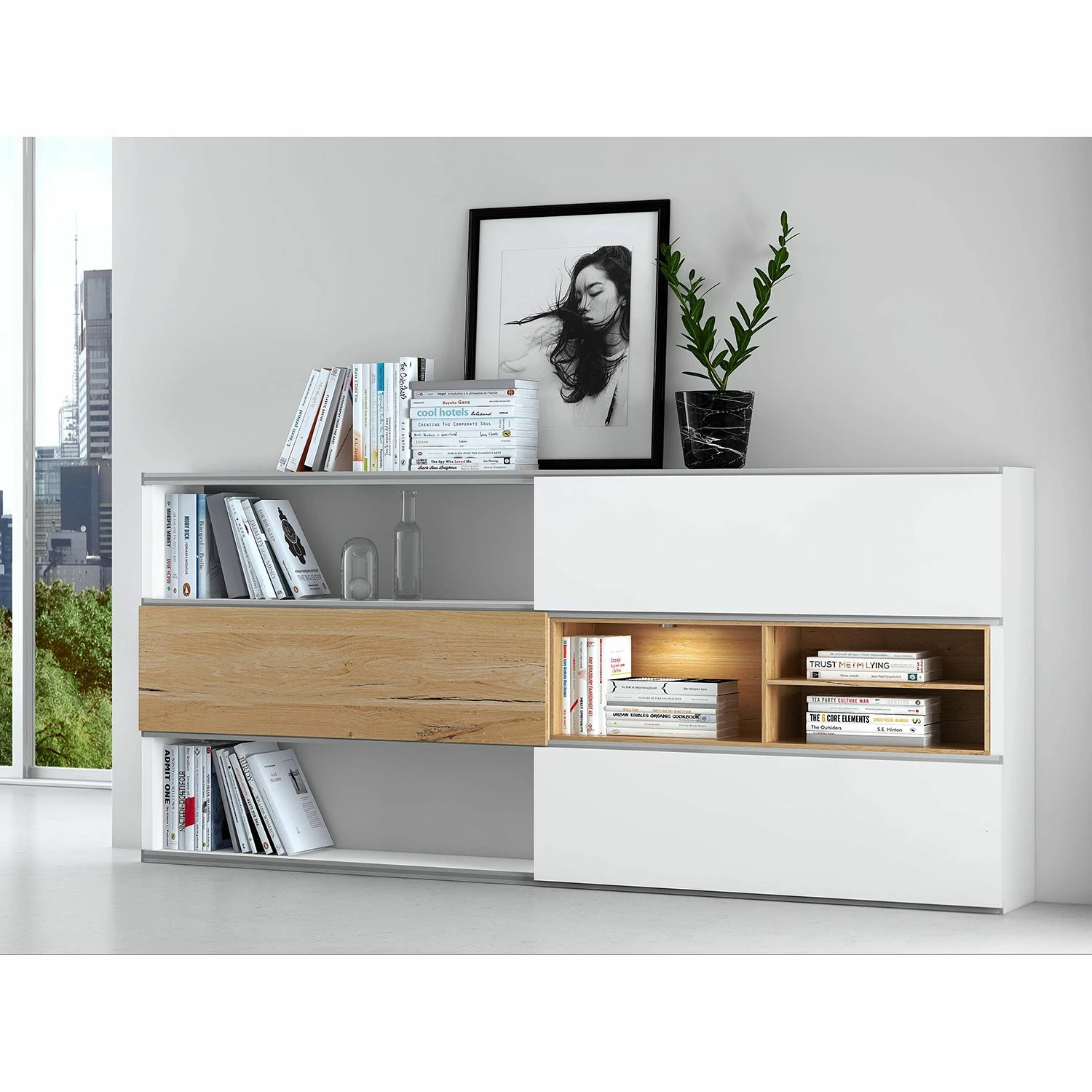 Loftscape Sideboard Emporior - Wildeiche Dekor – Bild 2