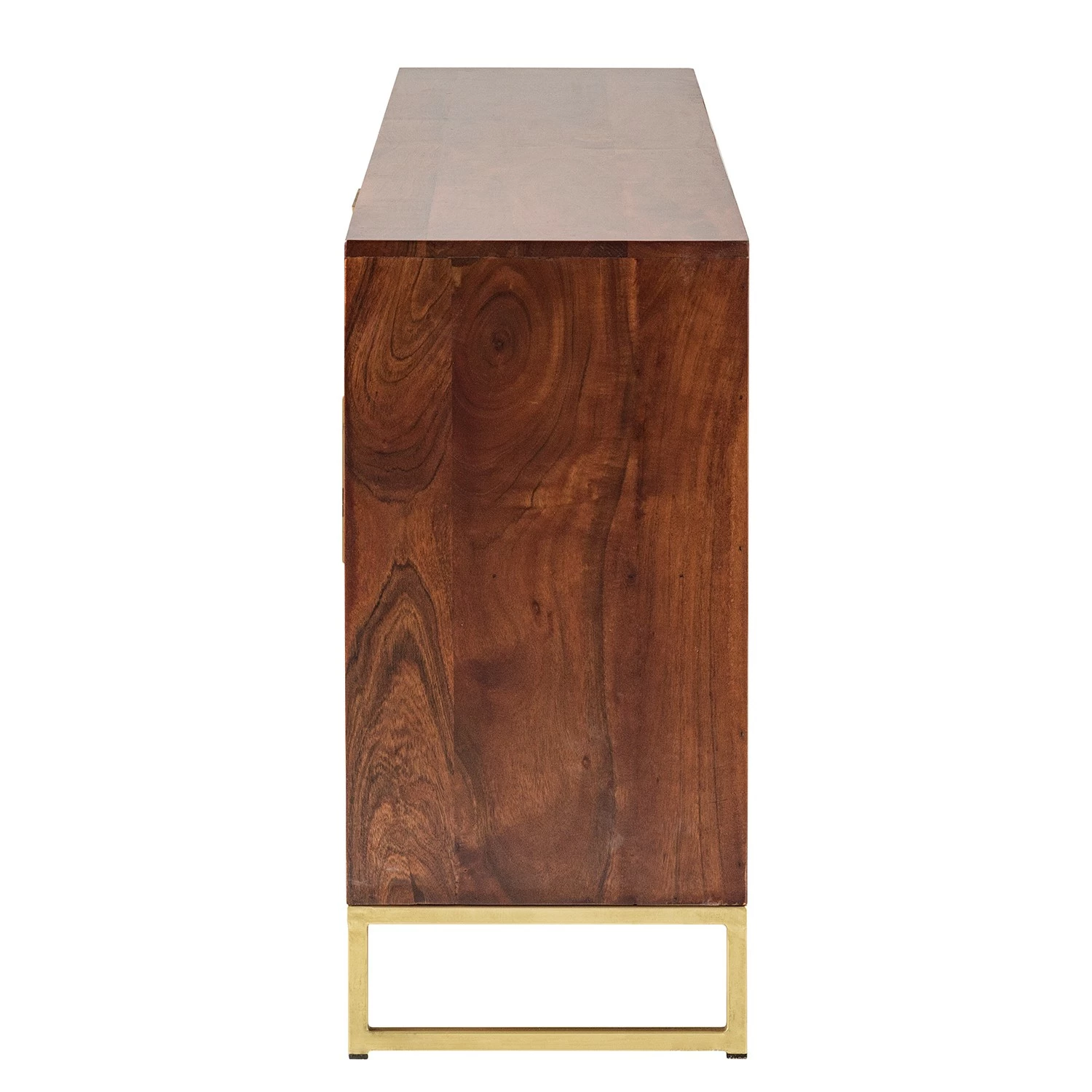 Jack & Alice Sideboard Loga - Akazie massiv / Eisen - Akazie Braun – Bild 6