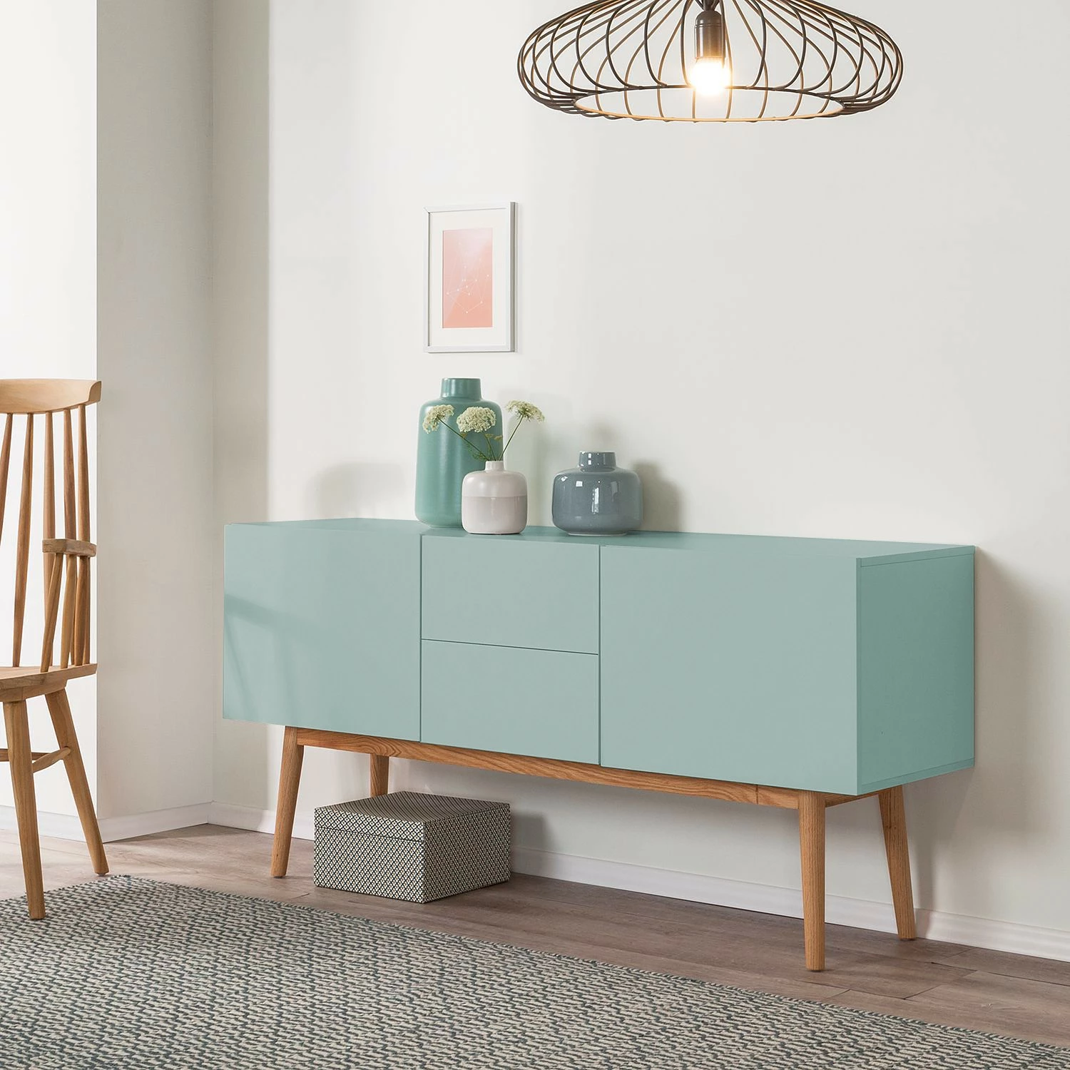 Mørteens Sideboard Lindholm III - Mintgrün – Bild 2