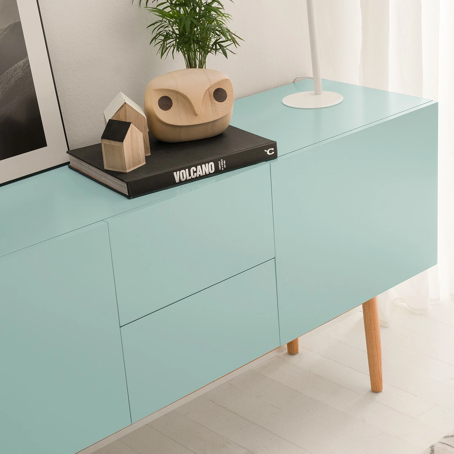 Mørteens Sideboard Lindholm III - Mintgrün – Bild 11