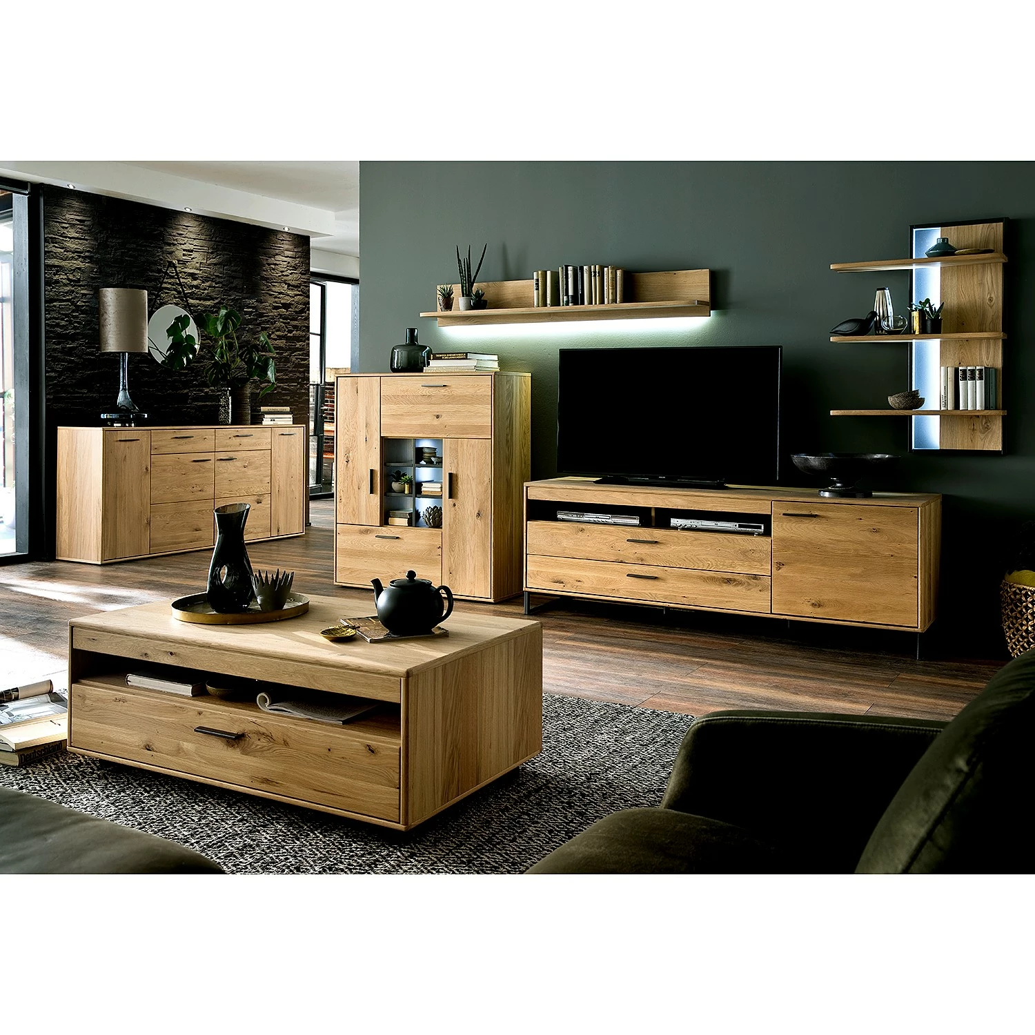 Naturoo Sideboard Kiah II - Asteiche massiv – Bild 3