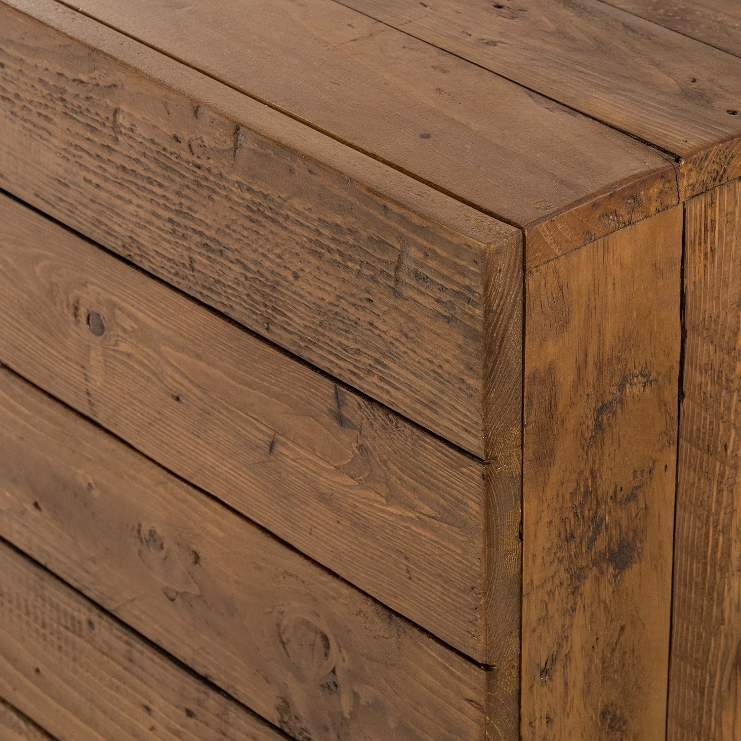 Ars manufacti Sideboard Grasby II - Altholz Pinie / Metall - Pinie Dunkel / Schwarz – Bild 13