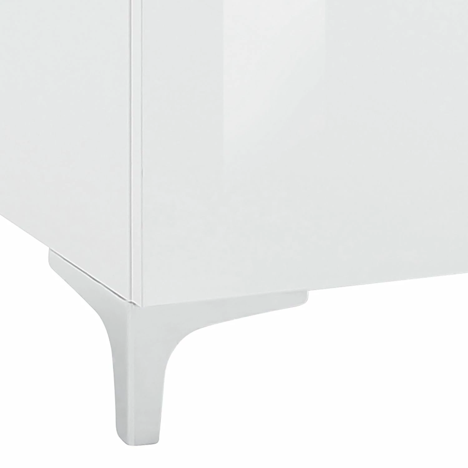 Maja Möbel Sideboard Shino I - Glas Weiß / Weiß – Bild 3