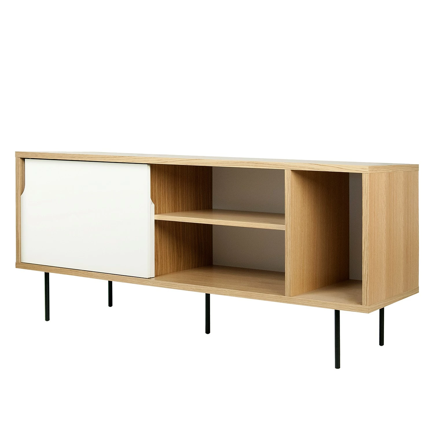 Temahome Sideboard Noa II - Weiß - Eiche – Bild 3
