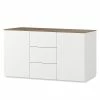 Temahome Sideboard Join II - Walnuss / Weiß
