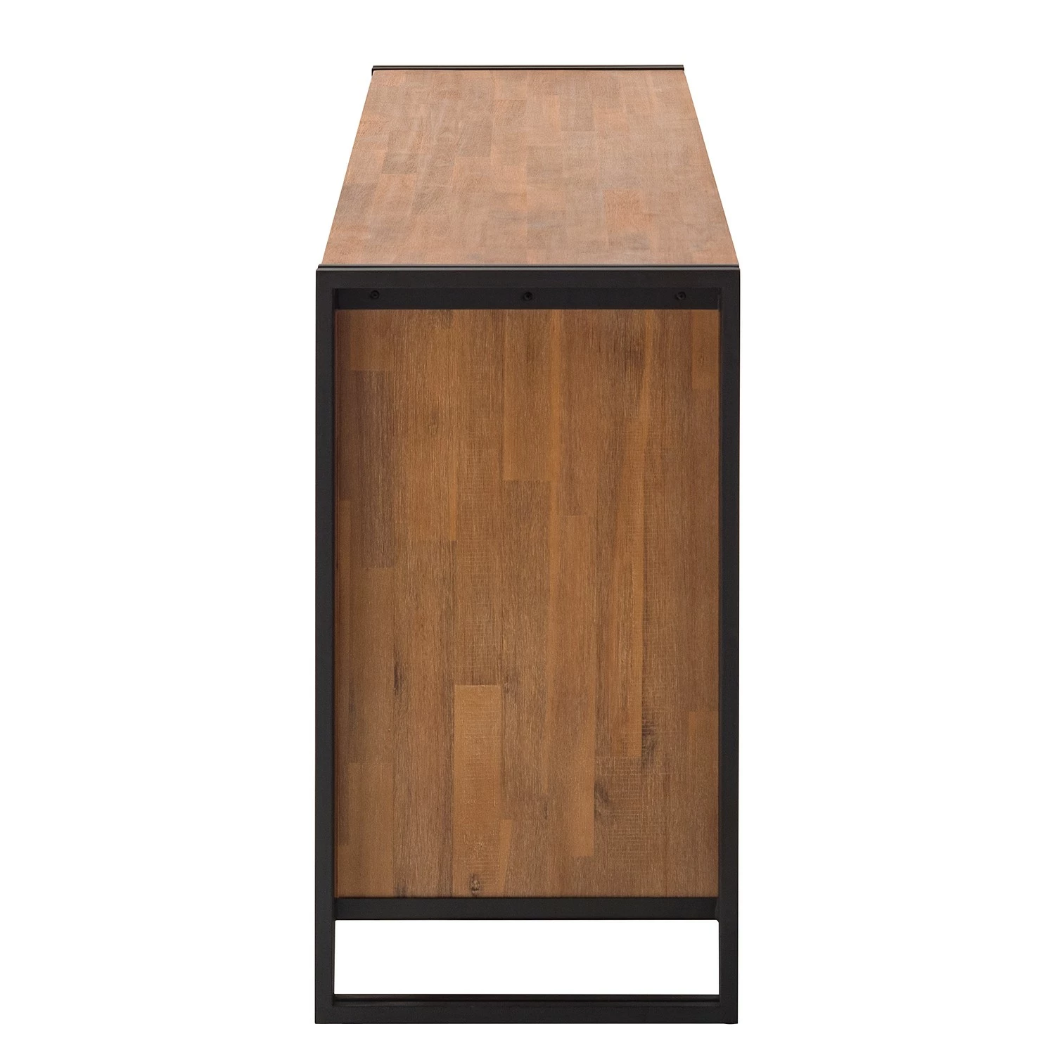 Ars manufacti Sideboard Manchester IV - Akazie massiv / Metall - Akazie / Anthrazit – Bild 5