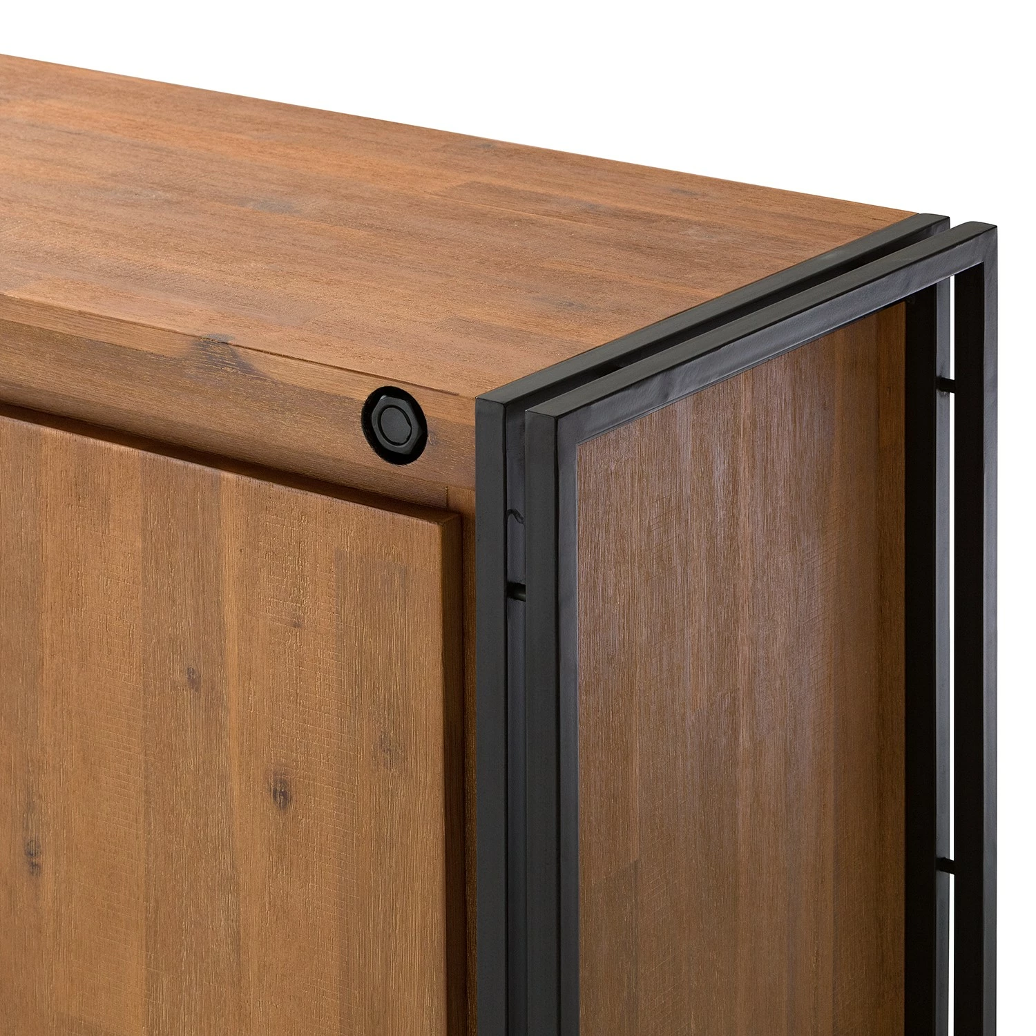 Ars manufacti Sideboard Manchester IV - Akazie massiv / Metall - Akazie / Anthrazit – Bild 11