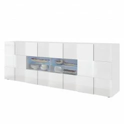 LC Spa Sideboard Dama III - Hochglanz Weiß