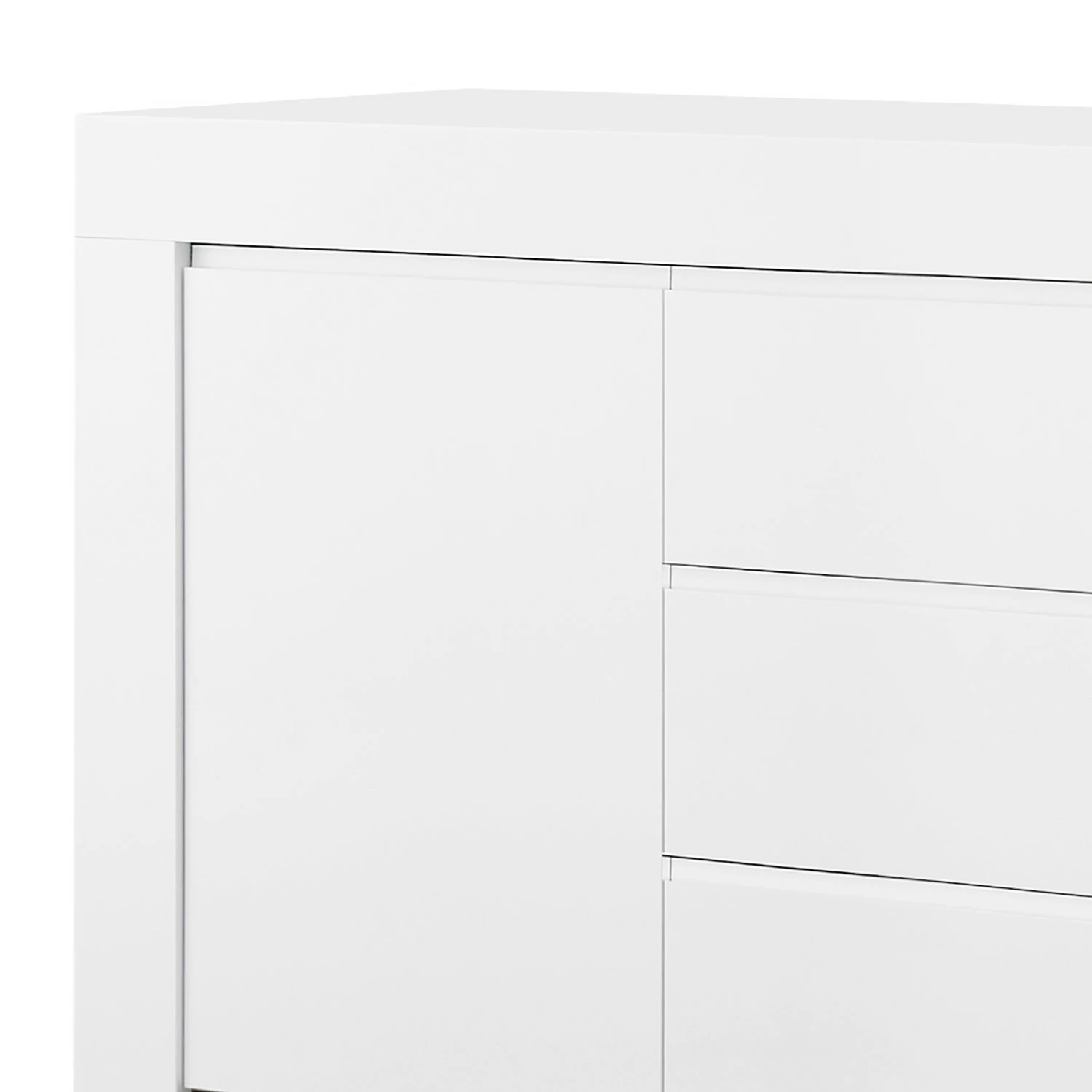 LC Spa Sideboard Firenze II - Matt Weiß – Bild 5