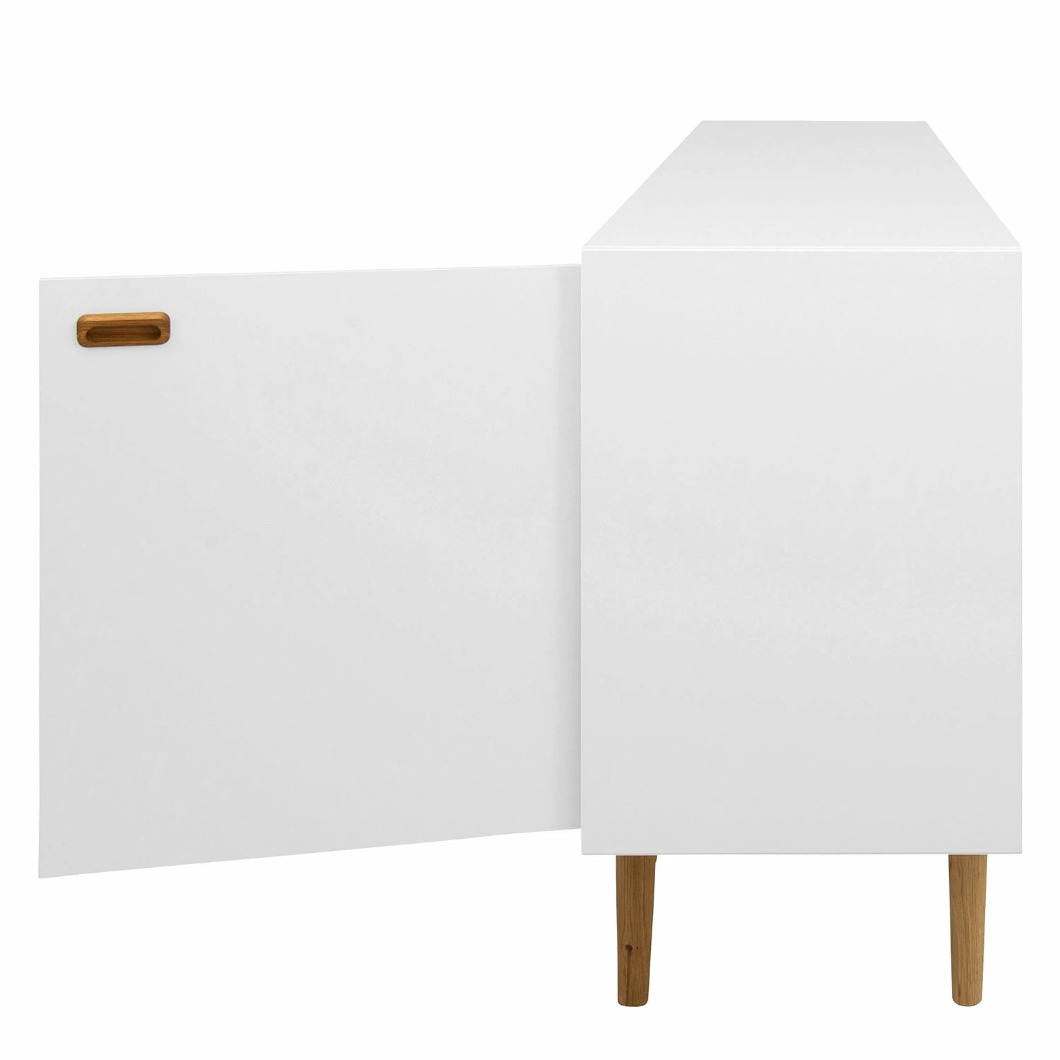 Tenzo Sideboard Svea III - Weiß / Eiche Dekor – Bild 6