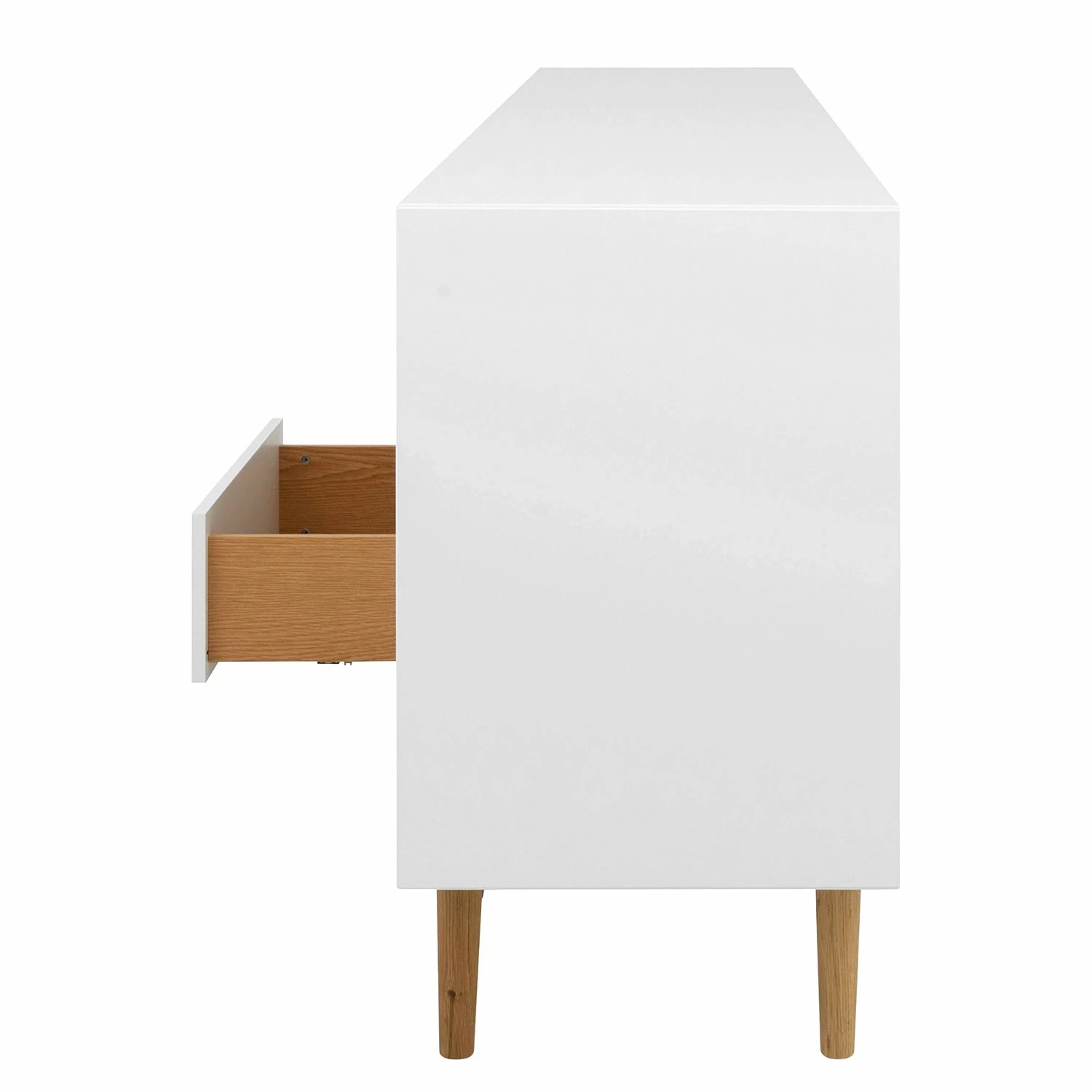 Tenzo Sideboard Svea III - Weiß / Eiche Dekor – Bild 7