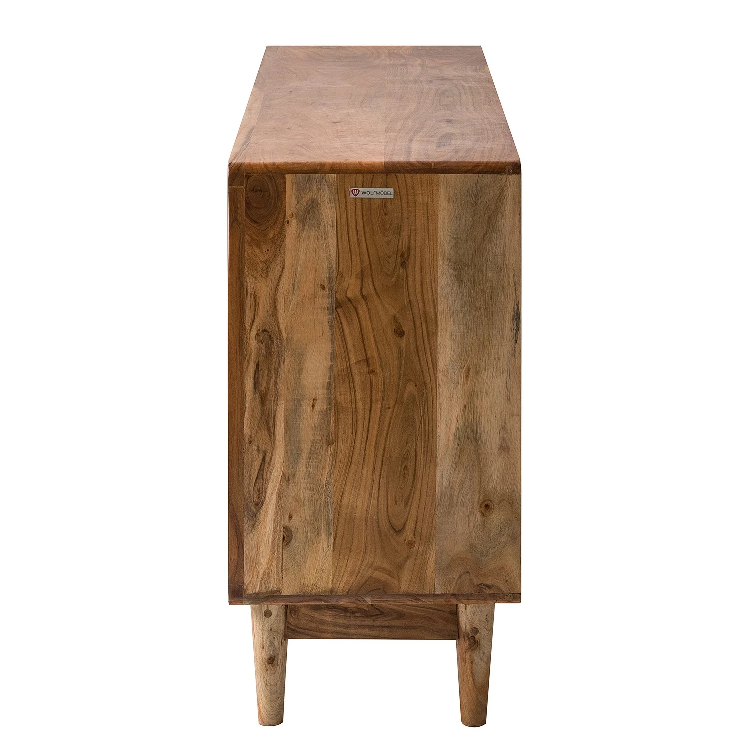 Ars manufacti Sideboard Buuda - Akazie massiv - Ecru / Akazie – Bild 11