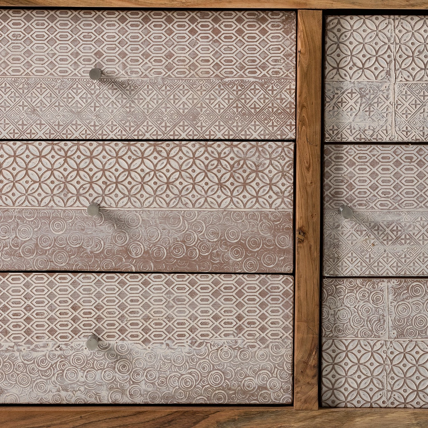 Ars manufacti Sideboard Buuda - Akazie massiv - Ecru / Akazie – Bild 14