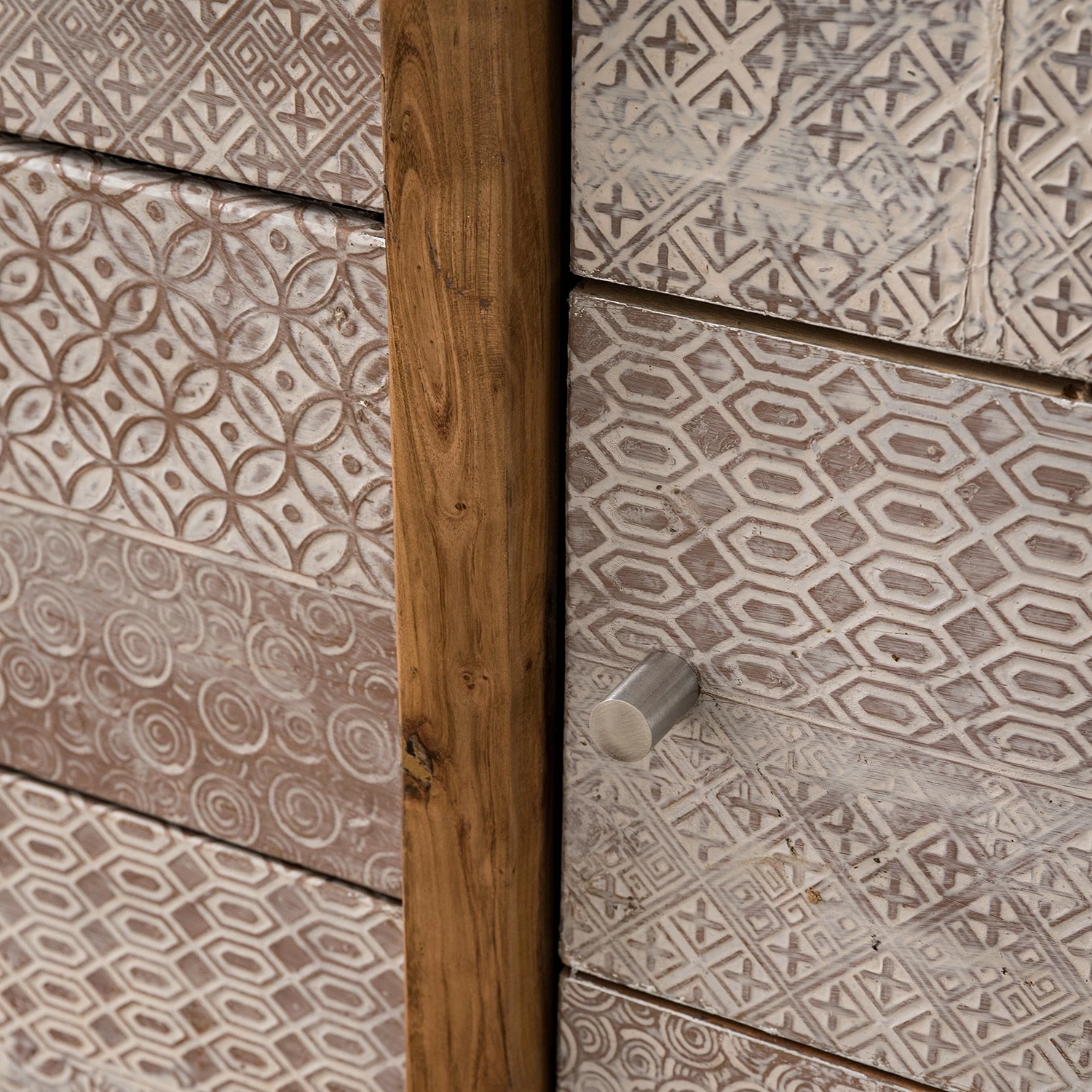 Ars manufacti Sideboard Buuda - Akazie massiv - Ecru / Akazie – Bild 6