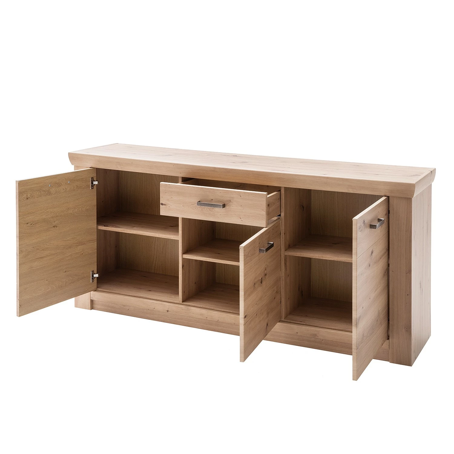 Naturoo Sideboard Mendes - Balkeneiche Dekor / Anthrazit – Bild 4