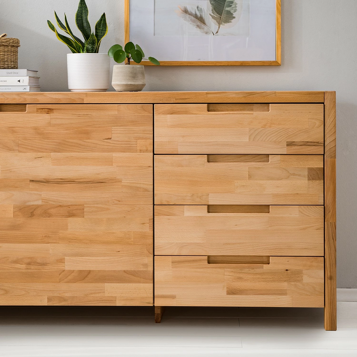 Ars Natura Sideboard IvoWood - Buche massiv – Bild 3