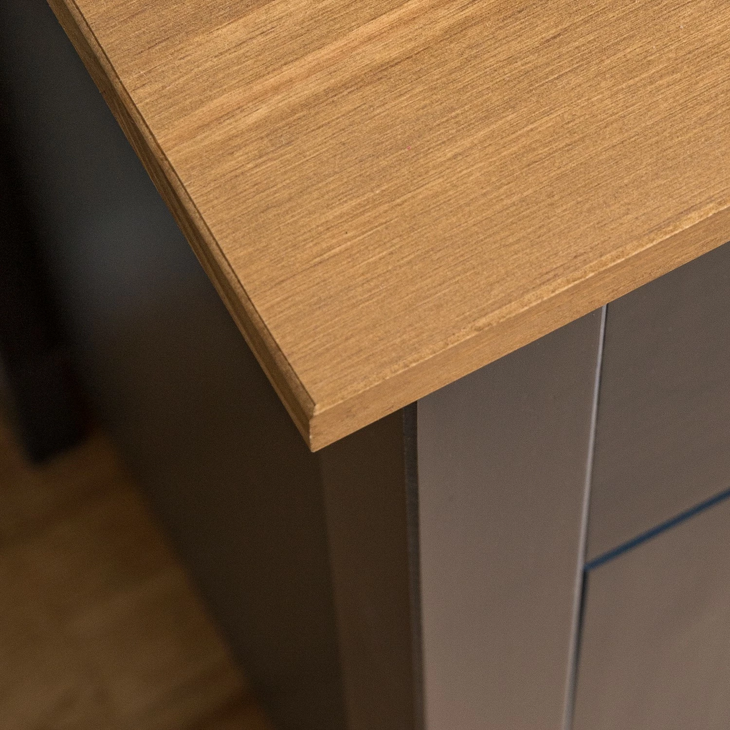 Maison Belfort Sideboard Rivery - Kiefer massiv - Anthrazit – Bild 11