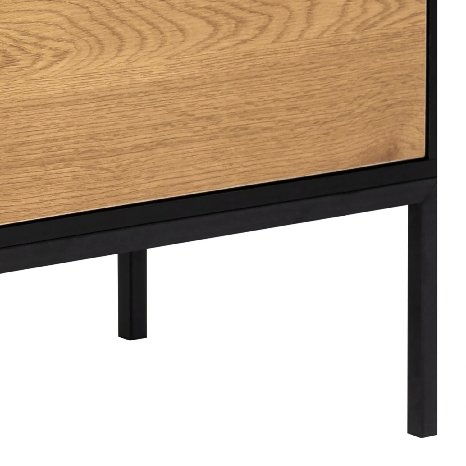 Red Living Sideboard Coogee II - Wildeiche Dekor / Schwarz – Bild 11