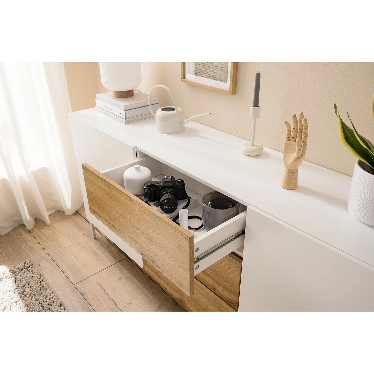 Fredriks Sideboard Meon - Weiß – Bild 8