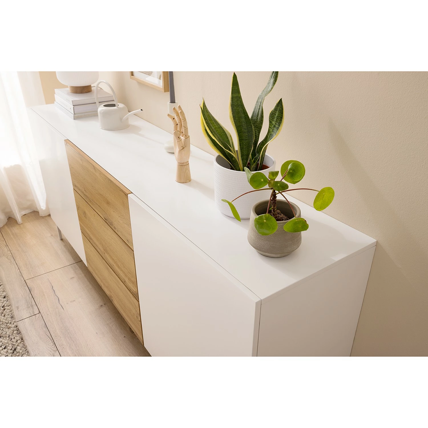 Fredriks Sideboard Meon - Weiß – Bild 6