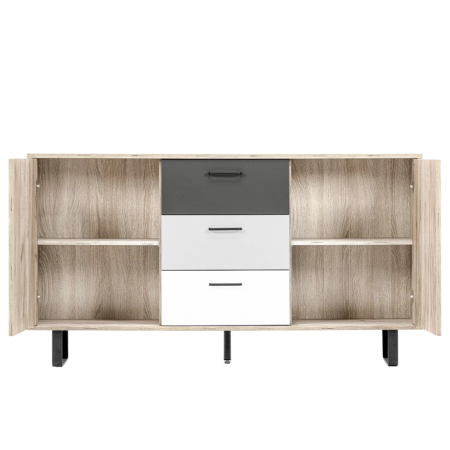 Norrwood Sideboard Brookton - Mehrfarbig / Eiche Dekor – Bild 12