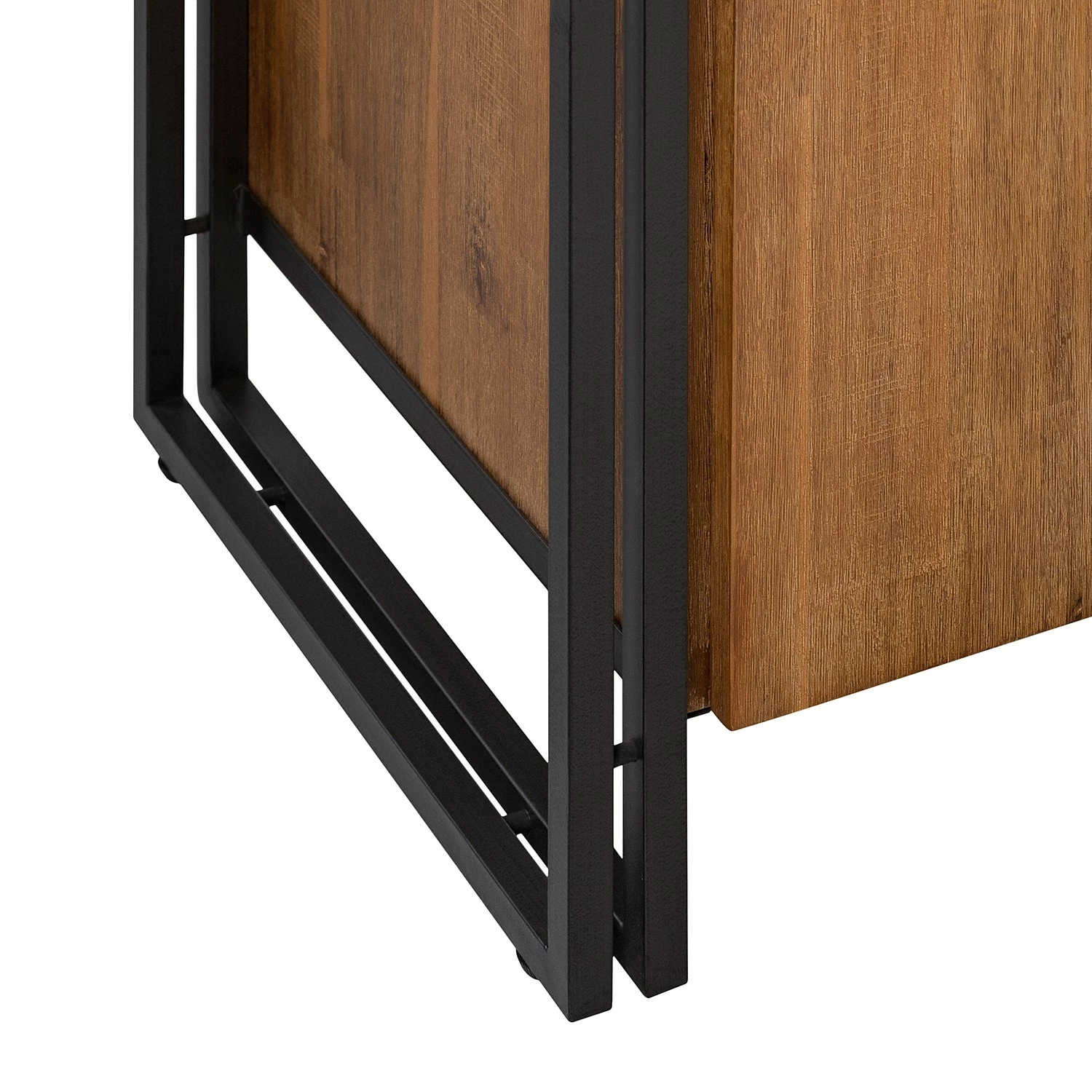 Ars manufacti Sideboard Manchester VII - Akazie massiv / Metall - Akazie / Anthrazit – Bild 7