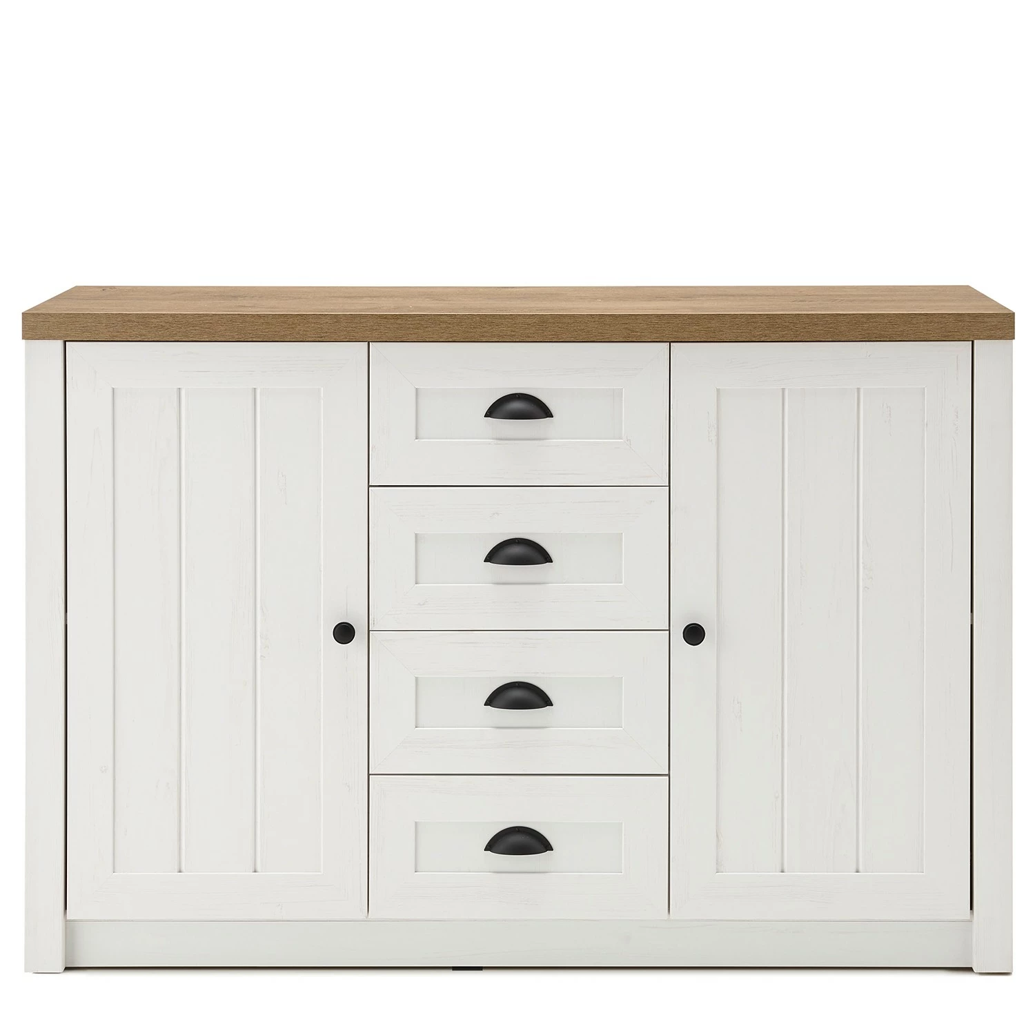 Norrwood Sideboard Proville II - Eiche Weiß Dekor / Eiche Dekor – Bild 4