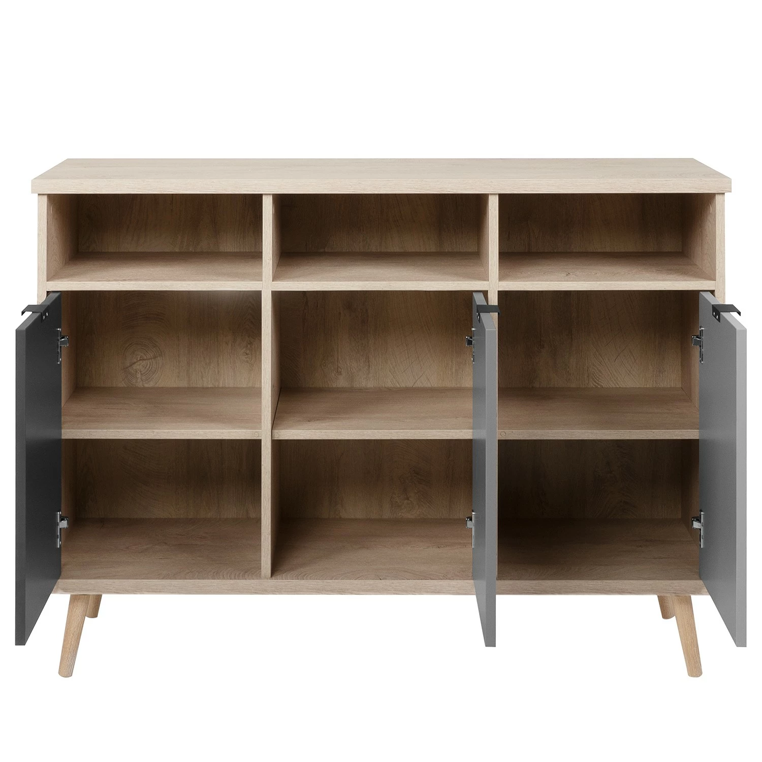 Mørteens Sideboard Elysian - Grau / Eiche Dekor – Bild 7
