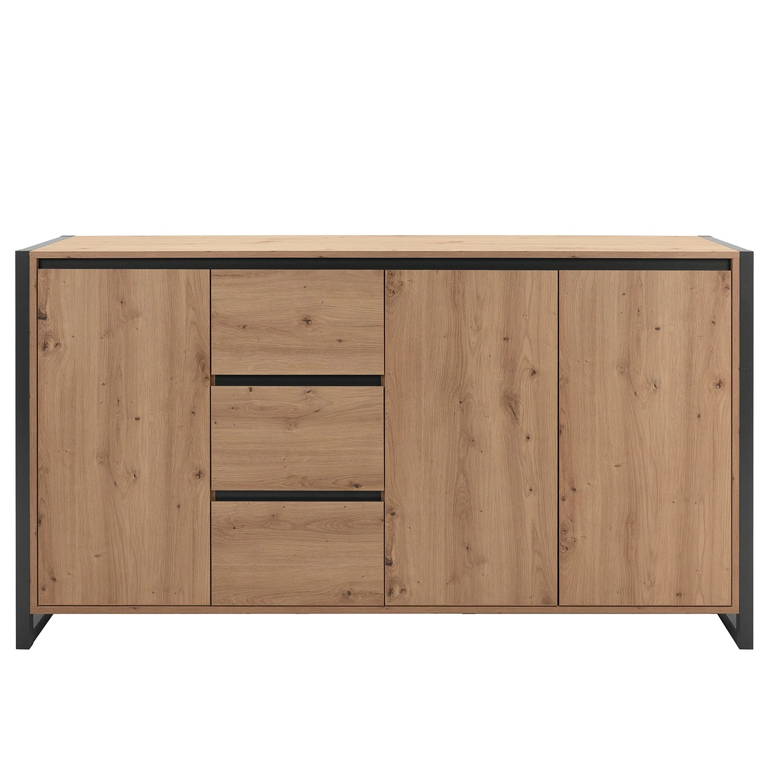 Red Living Sideboard Denville - Eiche Artisan Dekor / Anthrazit – Bild 4