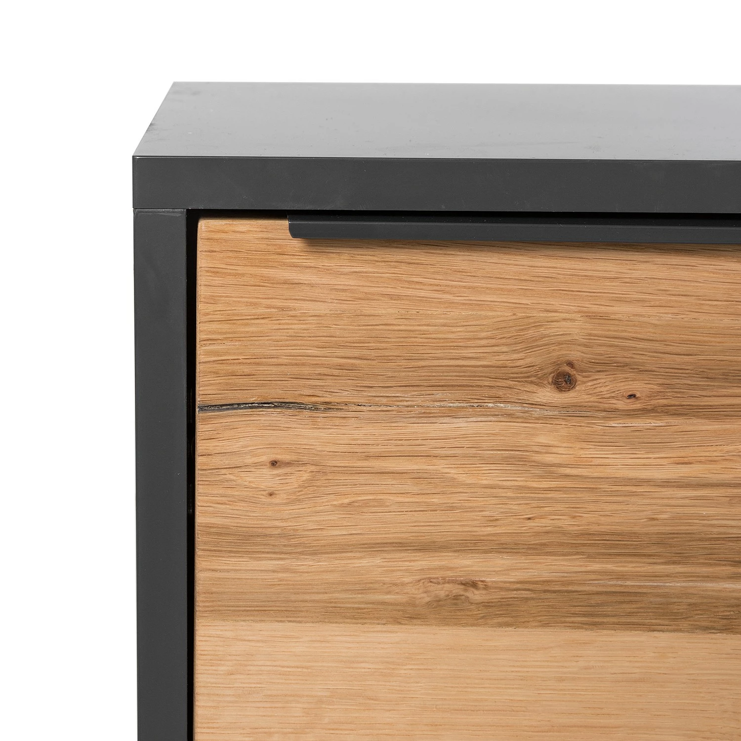 Red Living Sideboard Barview II - Echtholzfurnier - Eiche / Anthrazit – Bild 17