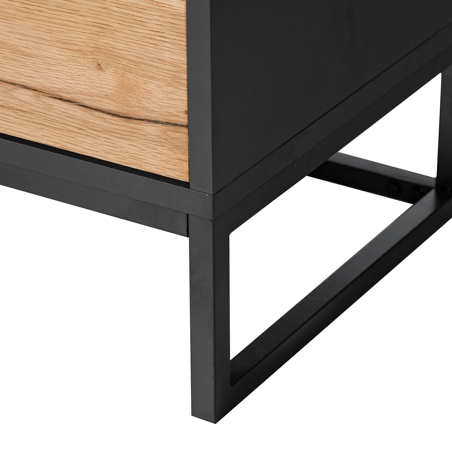 Red Living Sideboard Barview II - Echtholzfurnier - Eiche / Anthrazit – Bild 18