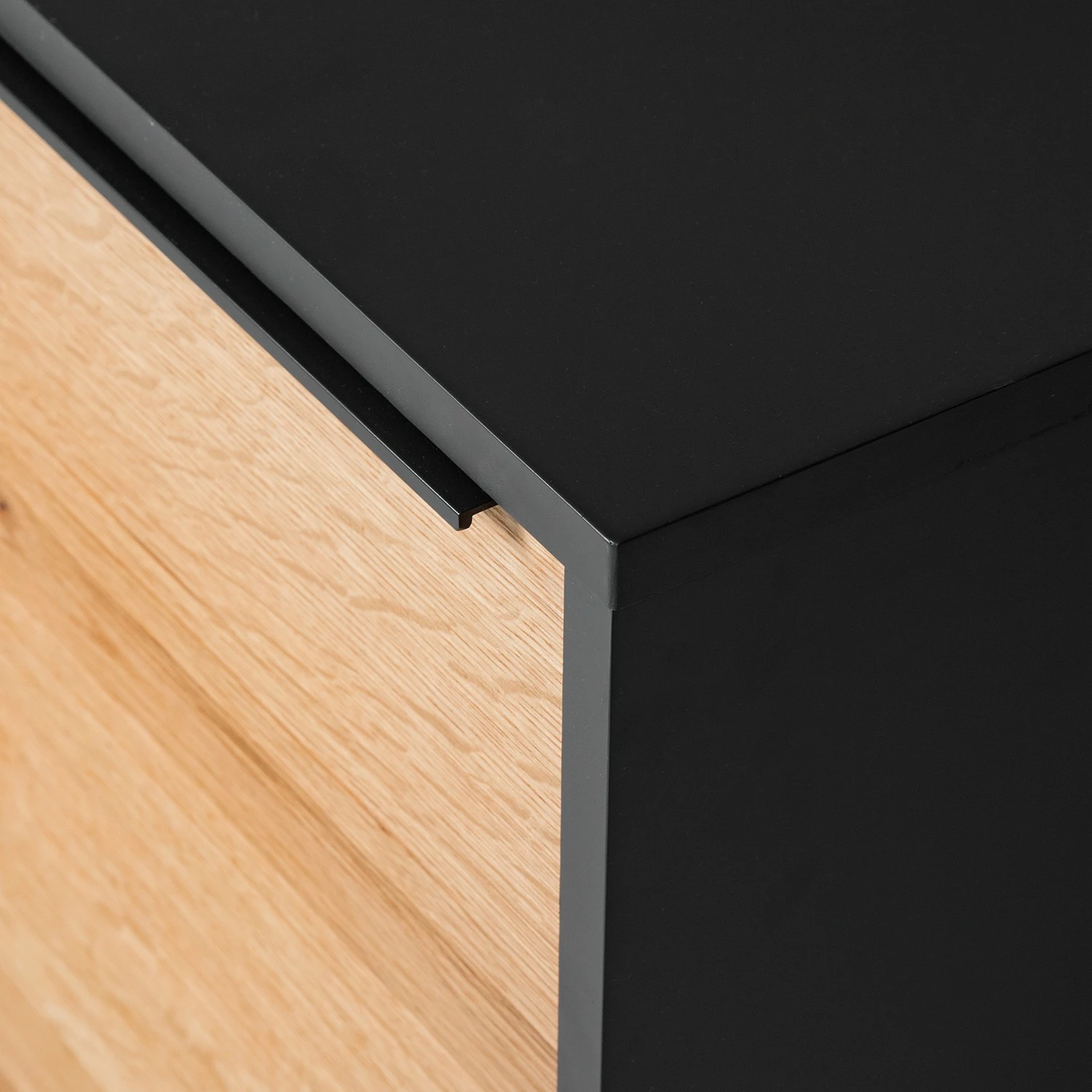 Red Living Sideboard Barview II - Echtholzfurnier - Eiche / Anthrazit – Bild 20