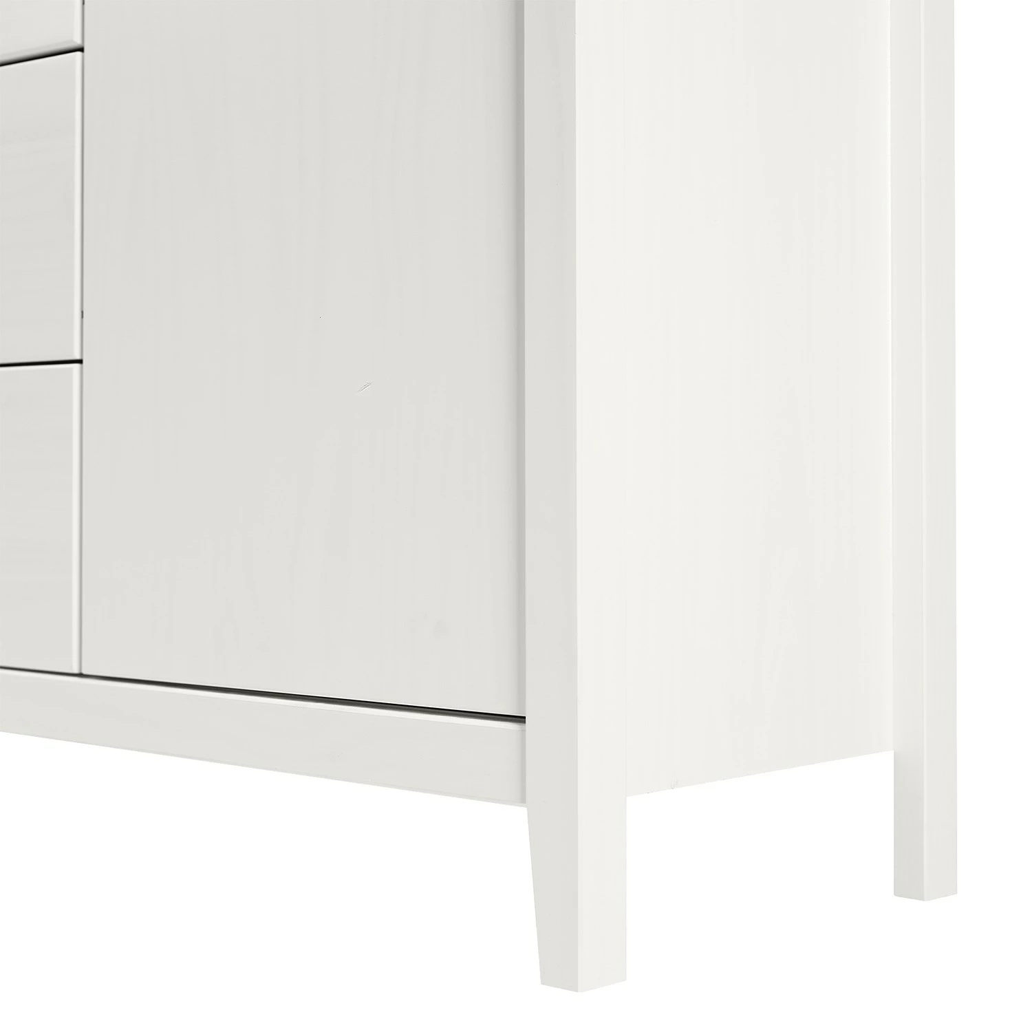 Maison Belfort Sideboard Rivery III - Kiefer massiv - Weiß – Bild 11
