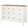 Maison Belfort Sideboard Rivery II - Kiefer massiv - Weiß