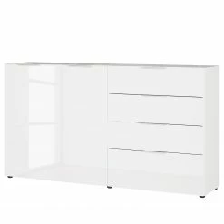 Germania Sideboard Oakland II - Glas - Weiß