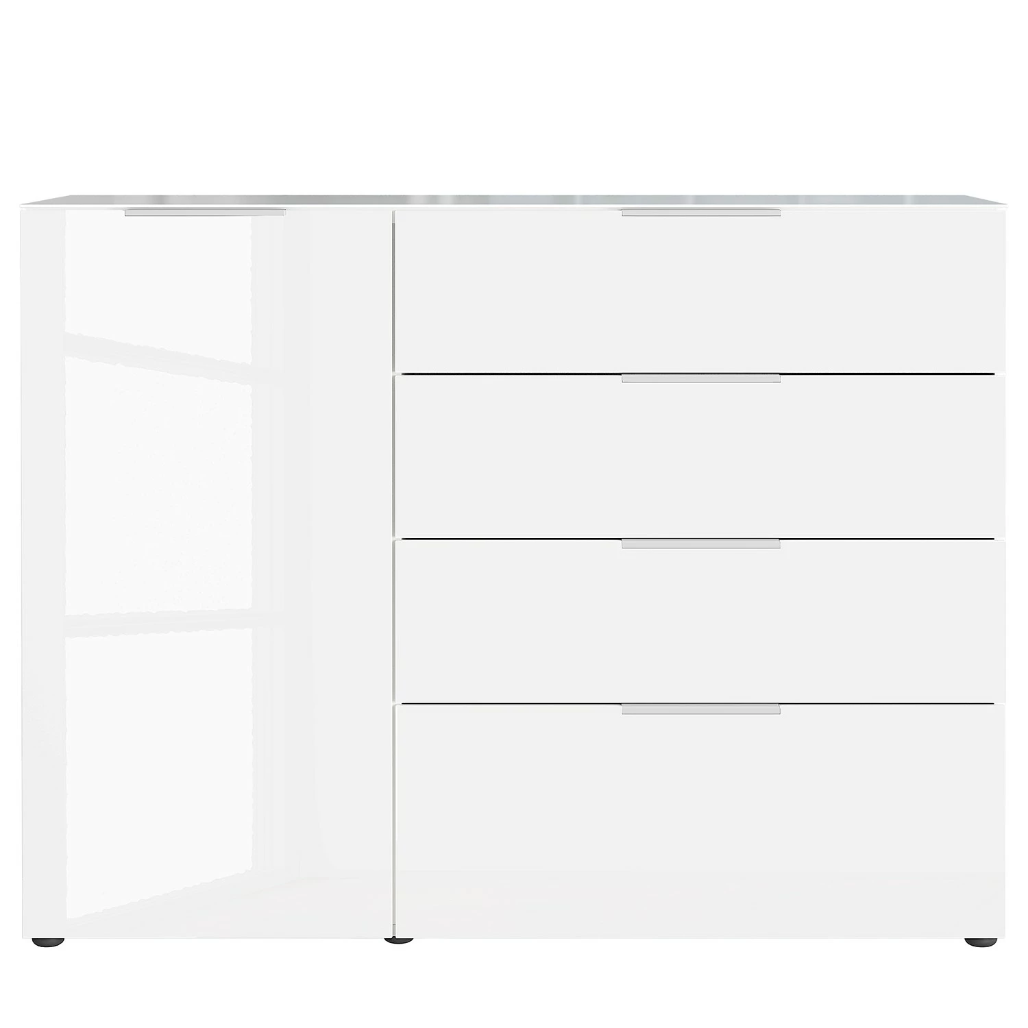 Germania Sideboard Oakland I - Glas - Weiß – Bild 3