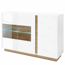 Loftscape Sideboard Cailla I - Hochglanz Weiß