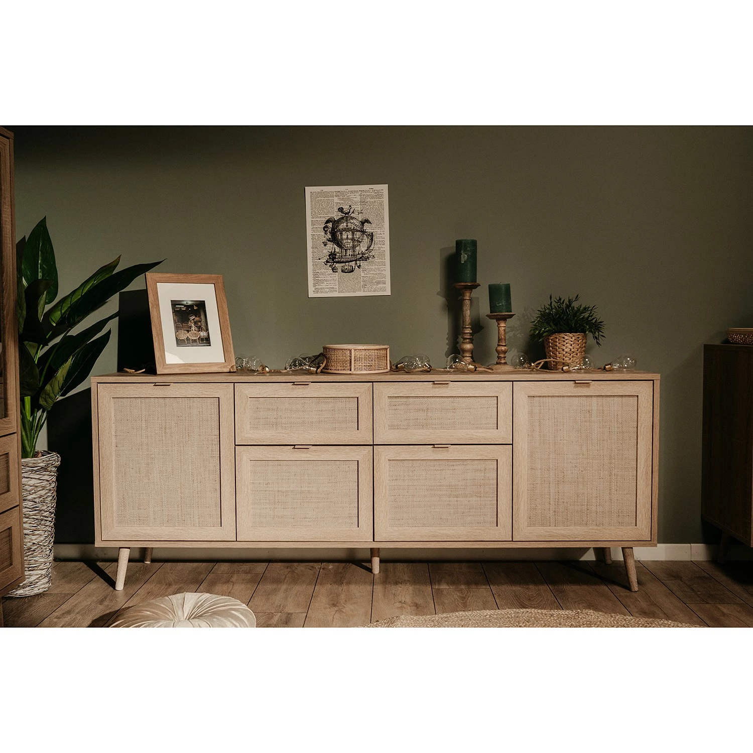 Naturoo Sideboard Bouzy II - Eiche Sonoma Dekor – Bild 2