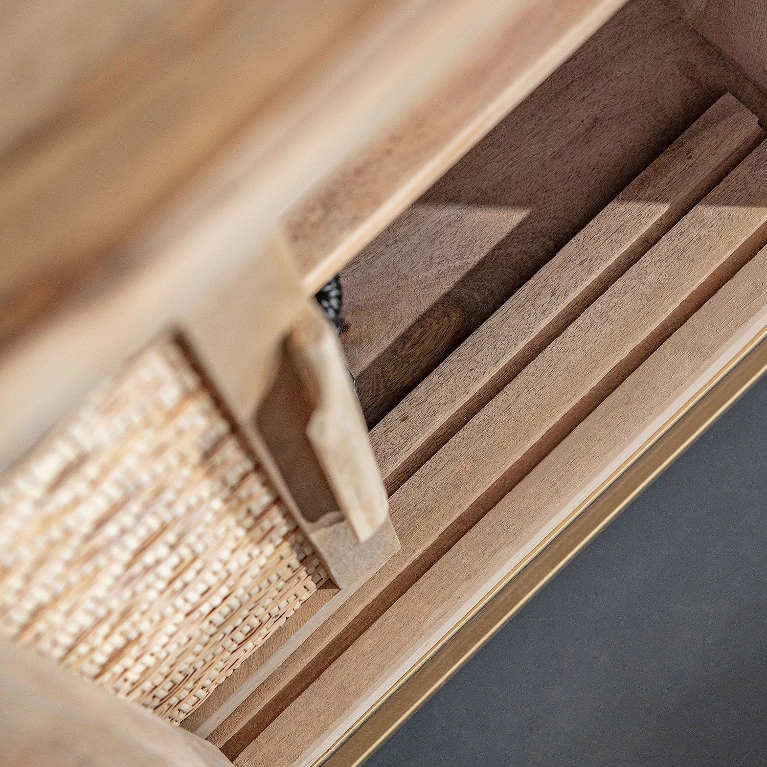 Naturoo Sideboard Rumilly - Rattangeflecht / Mango massiv – Bild 7