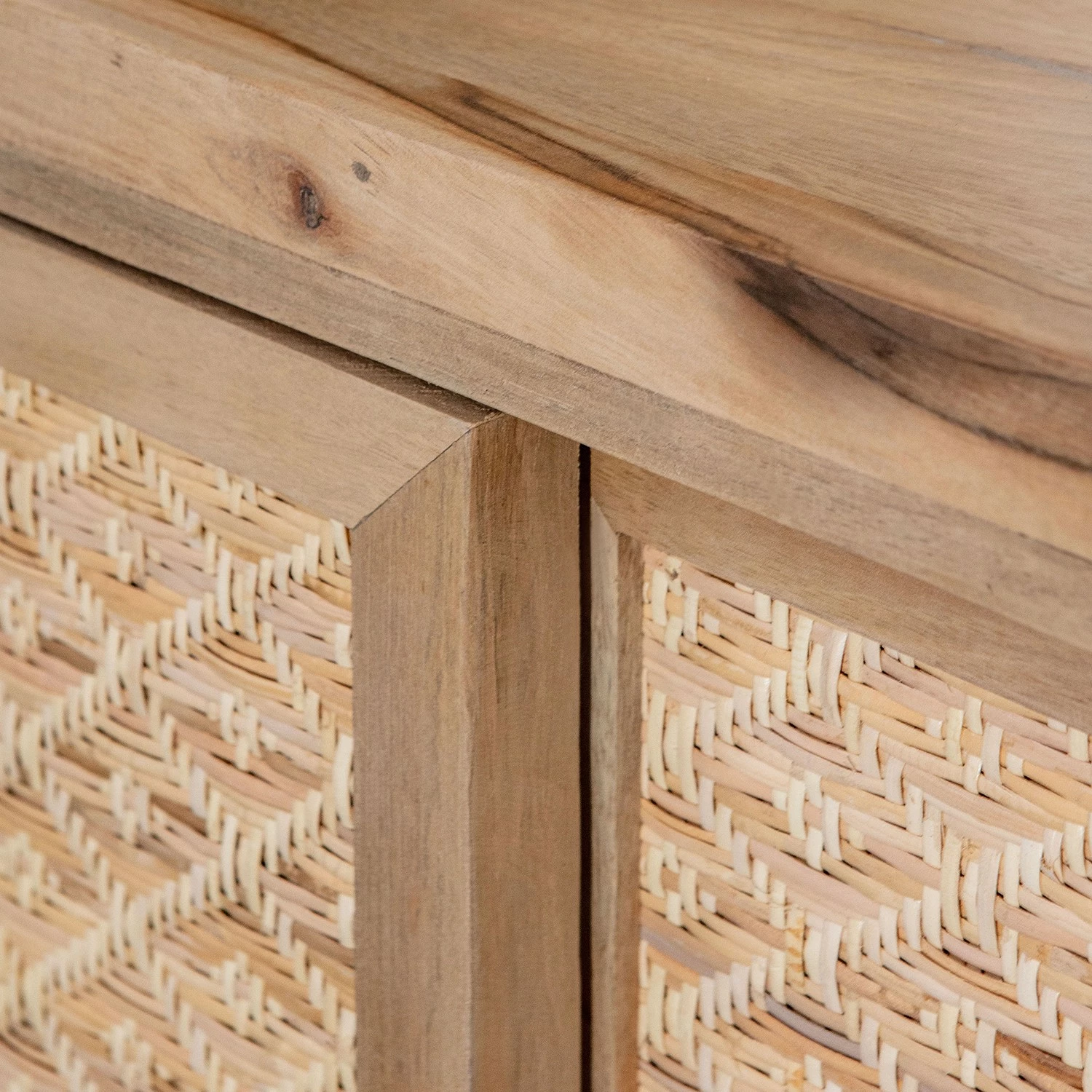 Naturoo Sideboard Rumilly - Rattangeflecht / Mango massiv – Bild 9