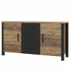 Red Living Sideboard Velleron I - Fichte Dekor