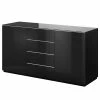 Loftscape Sideboard Habas II - Glas - Schwarz