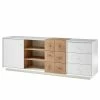 Loftscape Sideboard Crecora I - Weiß / Eiche Dekor