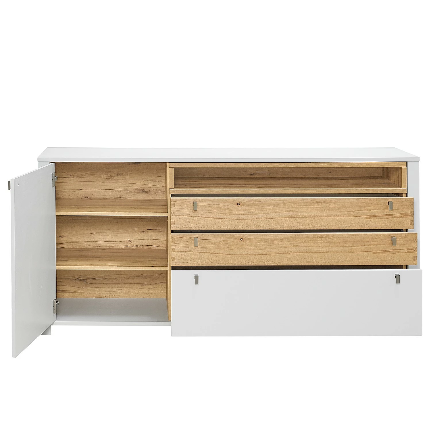 Loftscape Sideboard Cordelle - Matt Weiß / Wildbuche – Bild 6
