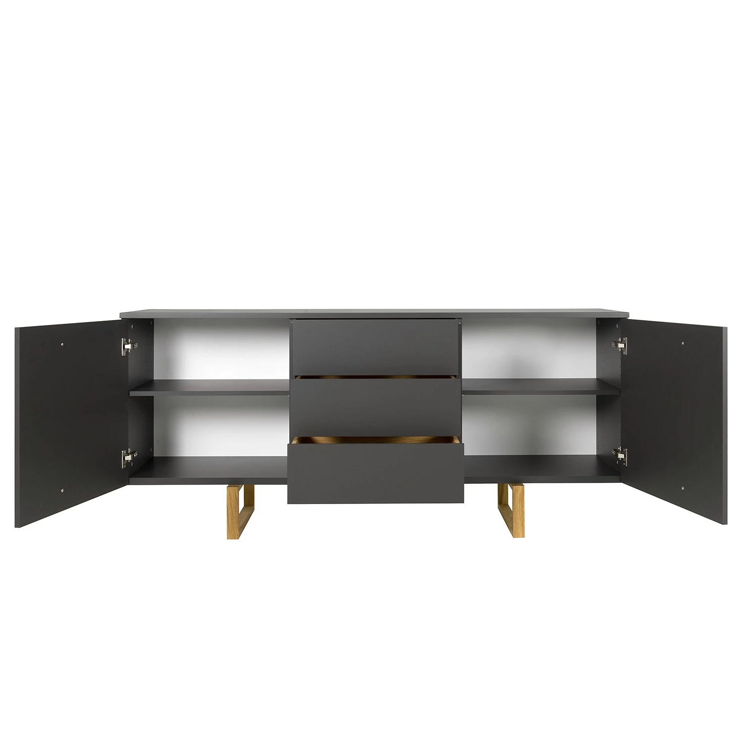 Tenzo Sideboard Birka I - Anthrazit – Bild 3