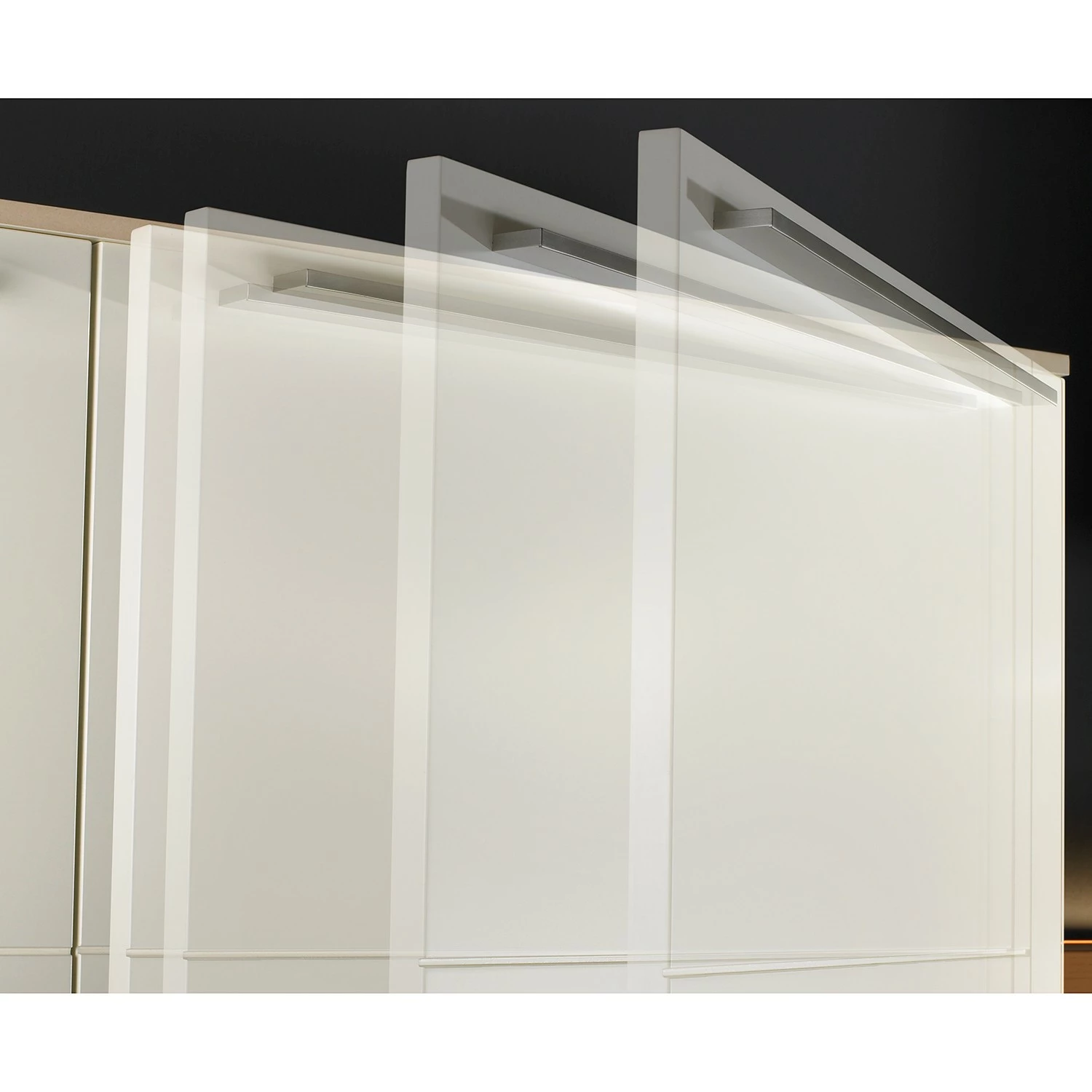 GWINNER Sideboard Bellano IV - Echtholzfurnier - Matt Weiß / Balkeneiche - Ohne Beleuchtung – Bild 4